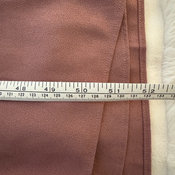 Park and fifth Whitney Off-Shoulder floor length maxi Mauve Dress - Picture 6 of 6